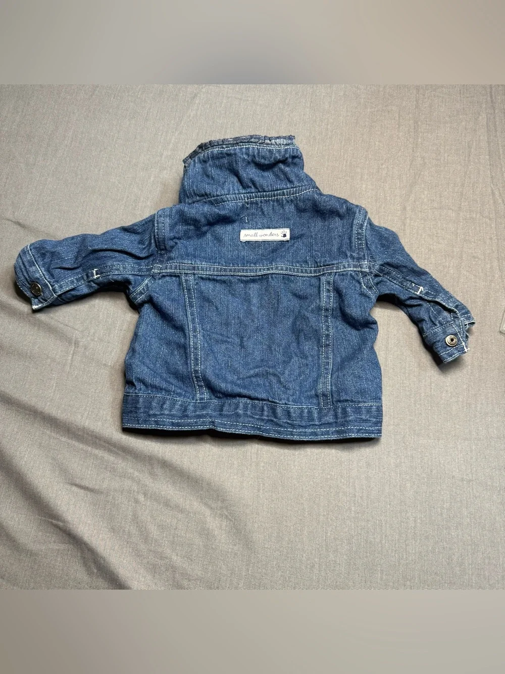 small wonders Denim Jacket with Button Front